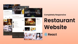 Build a Fully Responsive Restaurant Website with Modern UI and UX in ReactJS