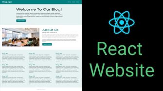 React Blog Website Tutorial || Fully Responsive Website